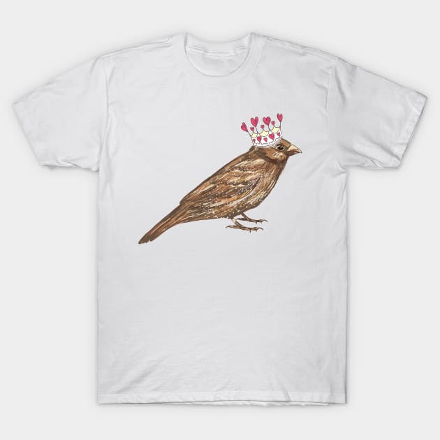 Bird of Hearts! T-Shirt by SWON Design